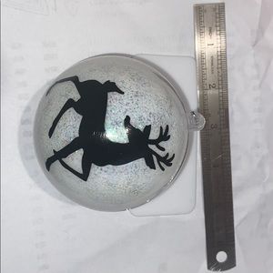 Glitter Rein deer Ornament